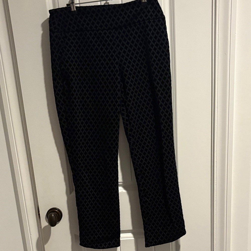 Black Diamond Pattern Pants